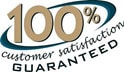 100% Customer Satisfaction Guaranteed Logo for Baltimore Washington Mat Service